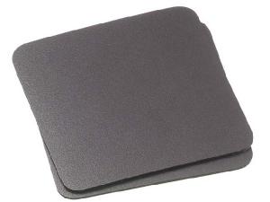 Set of 2 Square Bonded Leather Coasters
