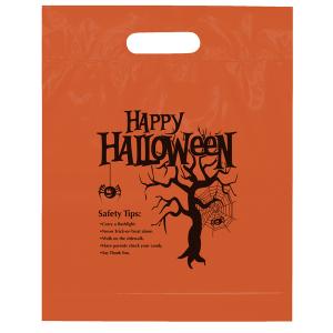Happy Halloween Plastic Bag - Flexo Ink Print